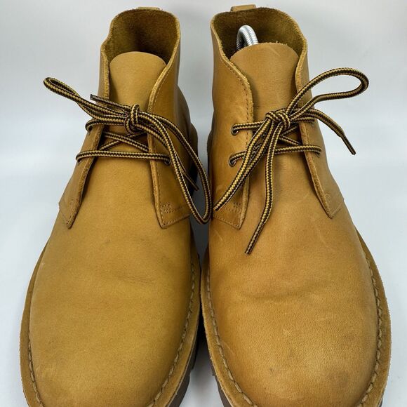 Clarks Overdale Mid 261687237085 Mens Brown Nubuck Lace Up Chukkas Boots 9.5M main image 8